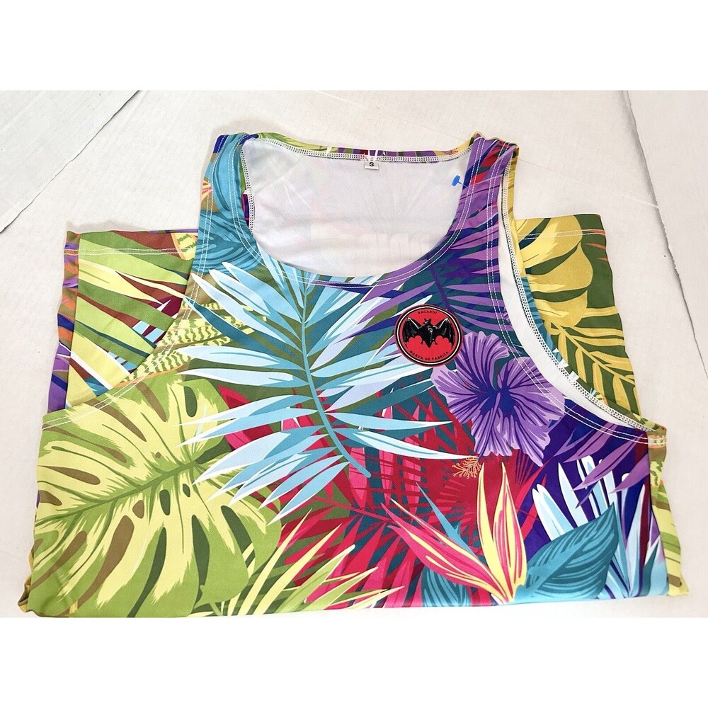 Bacardi pride tank top tropical size small
